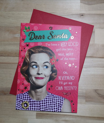 Dear Santa funny Card
