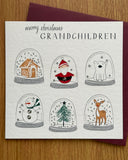 Merry Christmas Grandchildren (Snow Globe) Card