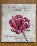 To My Beautiful wife Rose Christmas Card