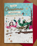 It was Christmas funny Card