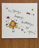 A fairy Happy Birthday to you! Birthday Card