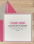 THANKS MUM
